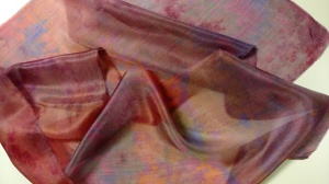 Silk dyed by Ruth Lane